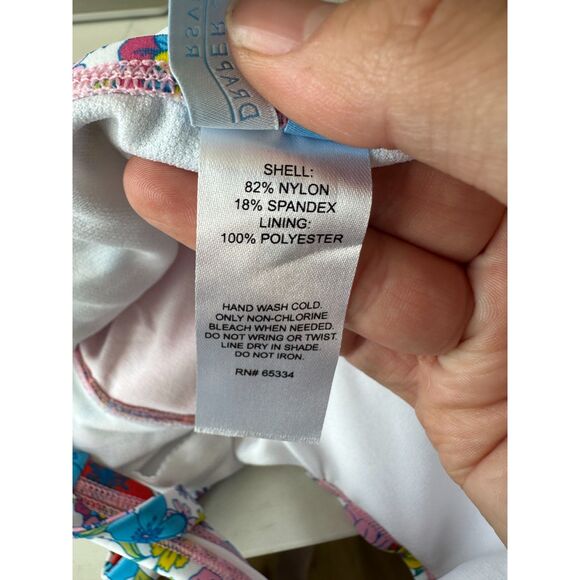 NWT Draper James Floral Halter Faux Wrap Swimdress Size Medium - Picture 7 of 10